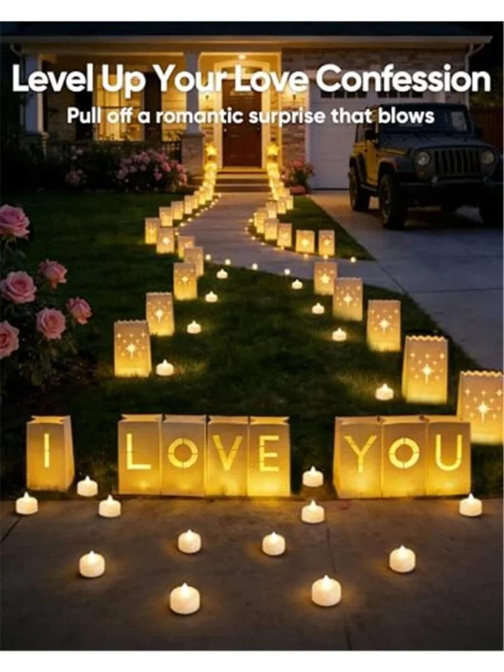 Flameless LED Tea Light Candles Battery Operated Fake Votive Wedding Decor 24Pck